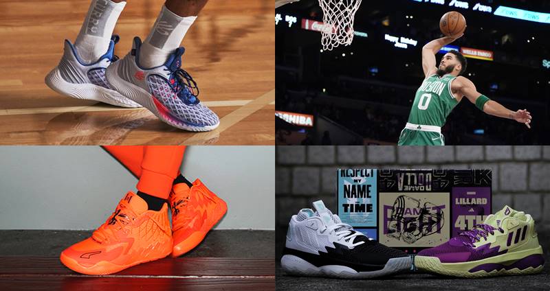Curry 9、Puma MB.01、adidas Dame 8、Air Jordan Jayson Tatum