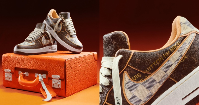 LV x Off-White x Nike Air Force 1 即將於富比世限量拍賣