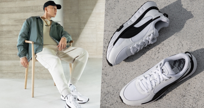 PUMA 秉持運動傳統底蘊，盤點經典單品以創新視角加以重塑，在 2022 年開春祭出百搭黑白新色 PUMA Wild Rider 超時空潮履，搭配全新經典時尚 Classic Fashion 系列服飾，將一切設計回歸到原點，將極簡主題注入嘻哈靈魂，由饒舌男神 E.SO 瘦子以王者風範親身詮釋，穿上 monotone 純色 PUMA Classic Fashion 運動套裝展現強大個人魅力，重新解鎖經典框架，刻畫出截然不同的次世代潮流產物，連結現在、過去、及未來三大時空線，為 FUTRO 復古未來新主張寫下最佳註解。