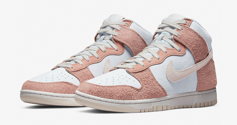 Nike Dunk High「乾燥玫瑰粉」登場
