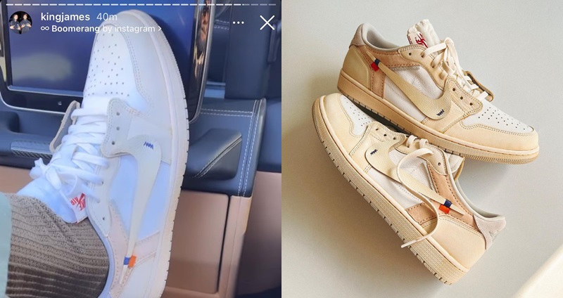 詹皇上腳「專屬」Off-White x Air Jordan 1 Low