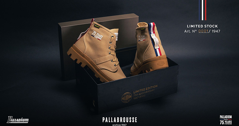 PALLADIUM 七十五週年紀念軍靴在台限量登場