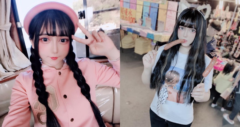 台日混血網紅松崎櫻葵有「真人洋娃娃」之美稱。（圖片來源：松崎櫻葵臉書）