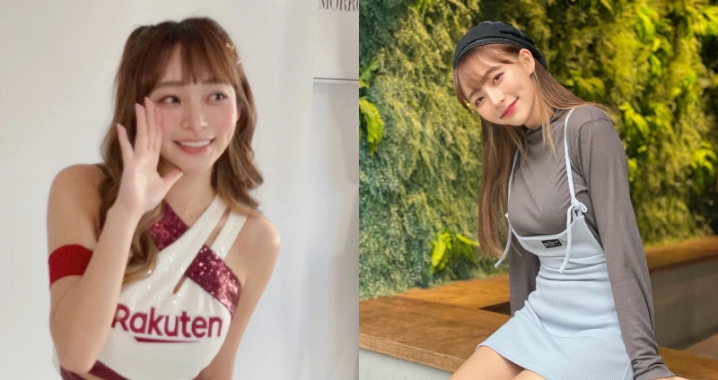 啦啦隊「Rakuten Girls」成員林襄長相甜美，圈粉一票粉絲。（圖片來源：林襄 IG ）