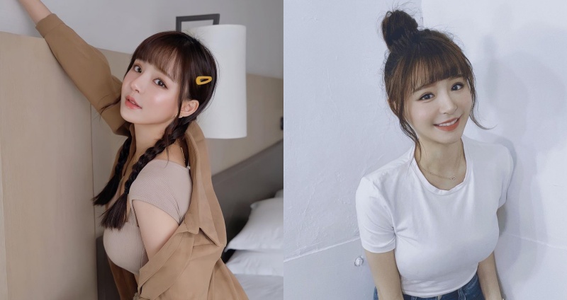 元元外型甜美但身材卻超火辣,最近曬出「裸體片」引發暴動。(圖片來源:元元 IG )