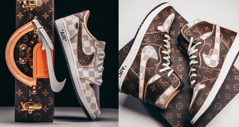 知名改鞋單位The Shoe Surgeon 工藝呈現 LV x Air Jordan 1 系列