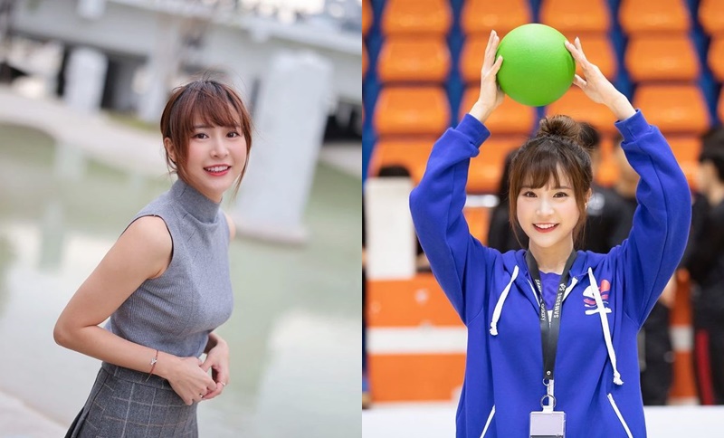 孟潔在節目《全明星運動會》中擔任藍隊經理。（圖片來源：孟潔 IG ）