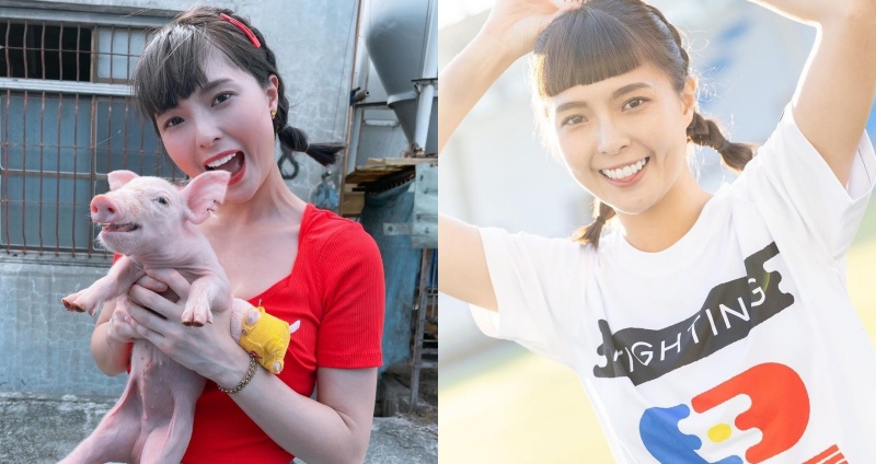 黃沐妍長相甜美，在運動型競賽節目《全明星運動會》第三季也有突出表現。（圖片來源：黃沐妍 IG ）
