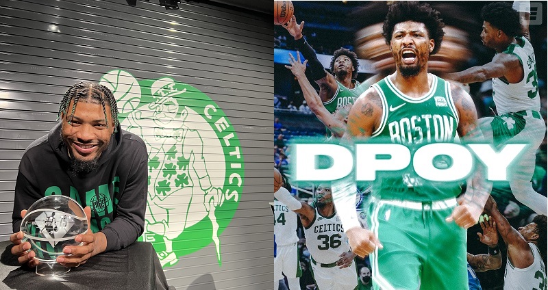 Marcus Smart 被選為賽年度最佳防守球員