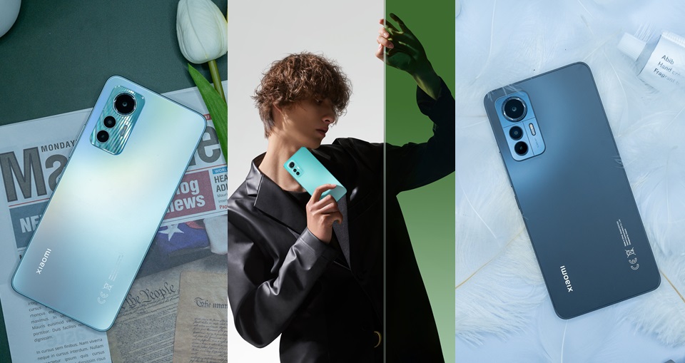 自帶光女神！小米輕旗艦 Xiaomi 12 Lite 新登台５大亮點超吸睛：億級像素相機、雙自拍補光燈、夏日清爽配色...