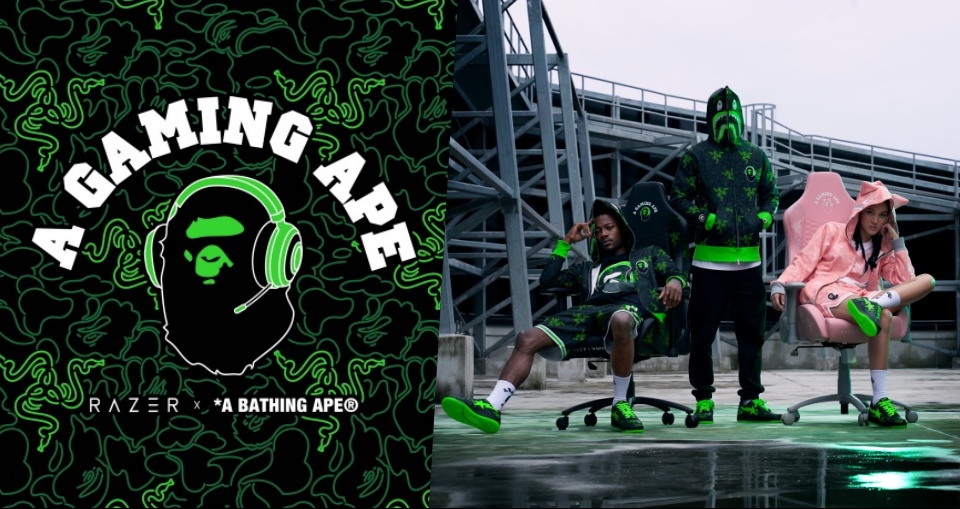 潮流玩家專屬！A BATHING APE® x Razer “A GAMING APE” 2022 春夏系列「這天」抵台