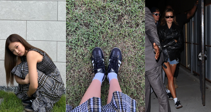 堪稱復古鞋黑馬！妹子必入手 adidas Samba 足球鞋，一覽 BLACKPINK Jennie、小賈嬌妻 Hailey 穿搭攻略！