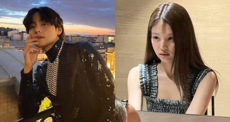 V 、 Jennie 爆出正在戀愛中,引發討論。(圖: IG )