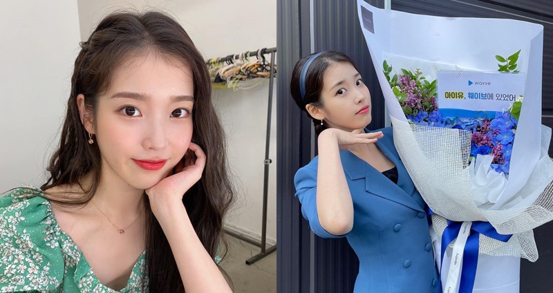 IU 在演唱會尾聲,坦言自己耳朵出問題。(圖:臉書)