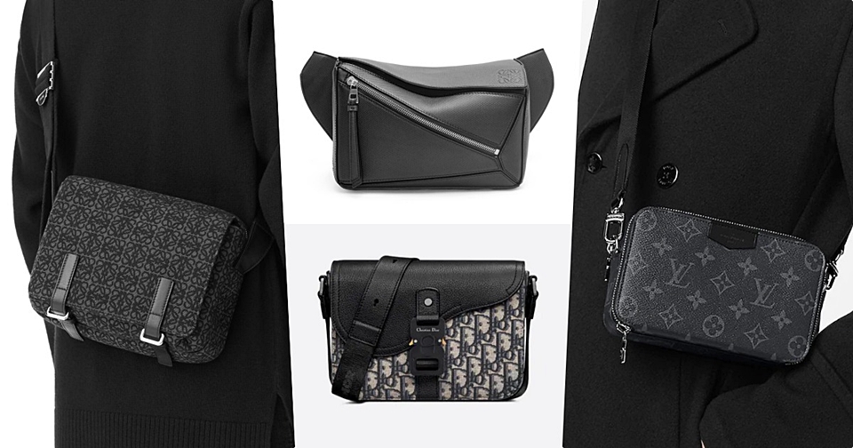 10 款全黑色精品男包推薦:Dior、LV、BURBERRY…兩萬起好價格、容量大,連女友都搶著買!