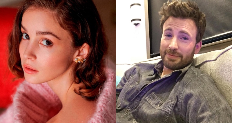 Chris Evans 的女友 Alba Baptista 最近被狂粉抵制。（圖：推特）