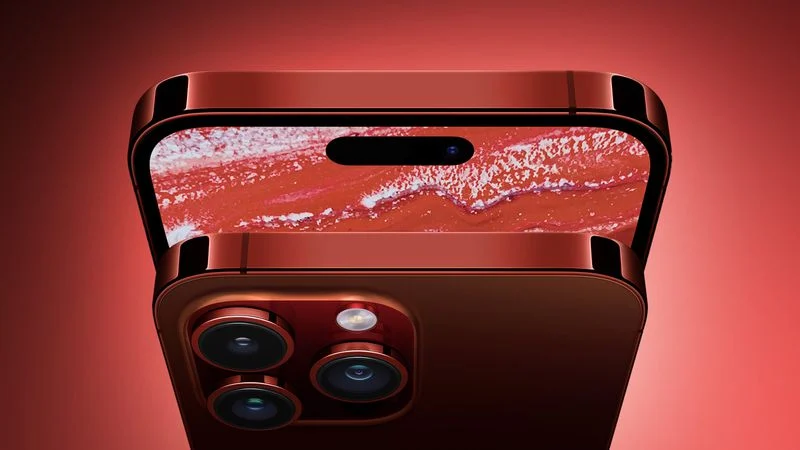 iPhone 15 Pro「勃艮第酒紅」渲染圖
