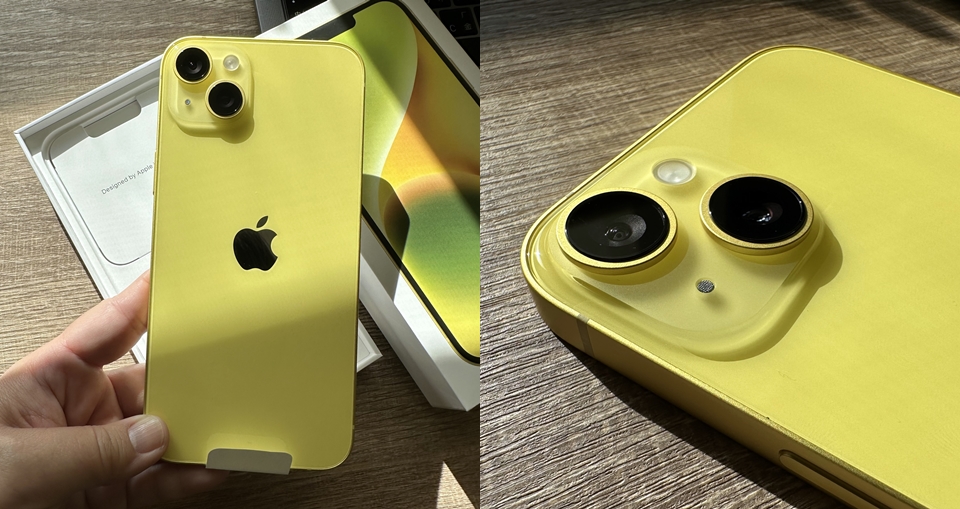 嗨,黃色!iPhone 14 Plus新色開箱