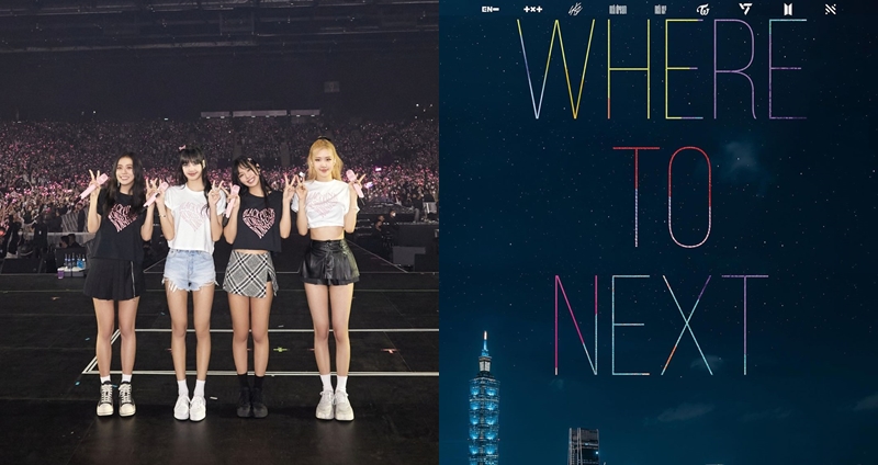 BLACKPINK 前腳才剛離開台灣， D 社突然放上台北 101 照片。（圖：IG）