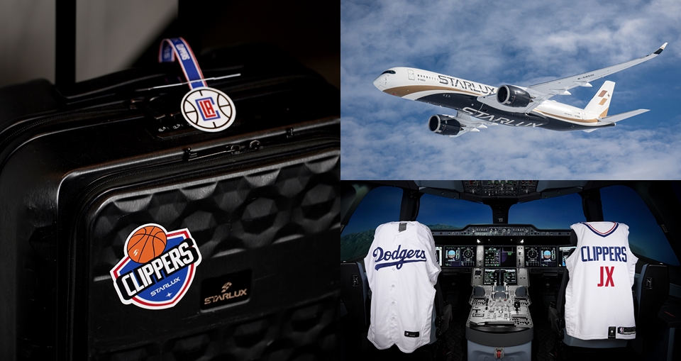 星宇航空成為洛杉磯 MLB 道奇、NBA 快艇合作夥伴!推出機上專屬球隊主題備品