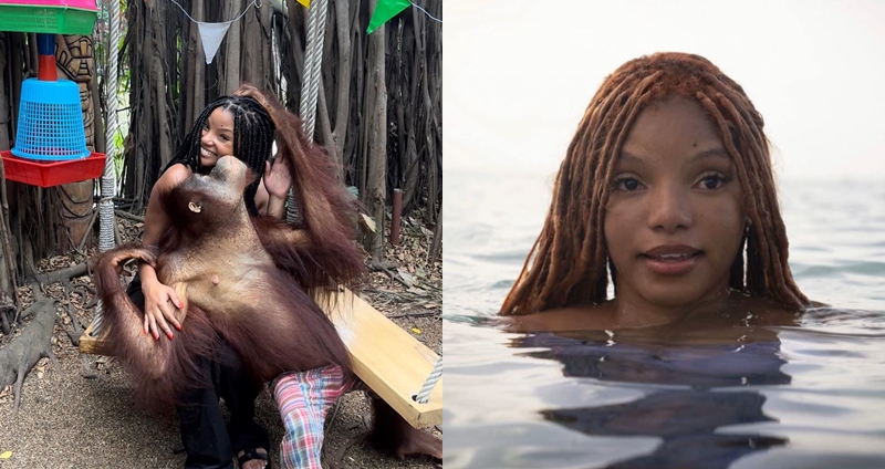 《小美人魚》女主角 Halle Bailey 最近到泰國遊玩。（圖： IG ）