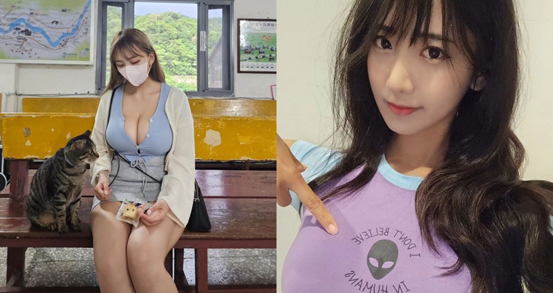 除了企鵝妹之外，現在還有南韓豐滿正妹也來台灣玩。（圖： IG ）