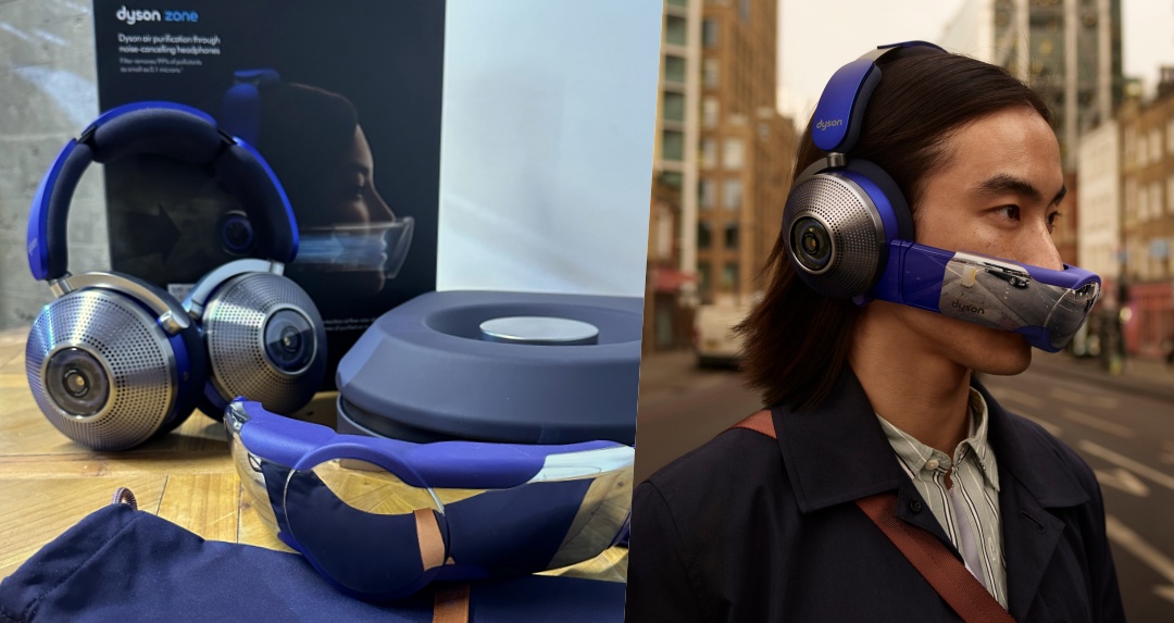 COOL開箱｜外型超前衛的 Dyson Zone 來了！一機雙功效「主動降噪＋空氣清淨」驚喜連連