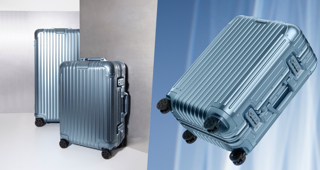 擁抱北冰洋的一片湛藍！RIMOWA Original 帶來「北極藍」限定新色。出國就是要一咖耐用又美麗的好幫手