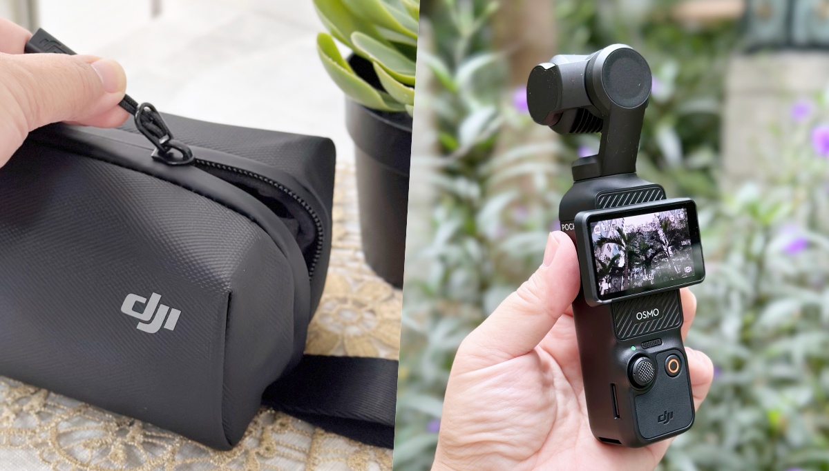 DJI Osmo Pocket 3 口袋雲台相機酷開箱!直拍橫拍 1 秒搞定、1吋感光元件影像大躍進