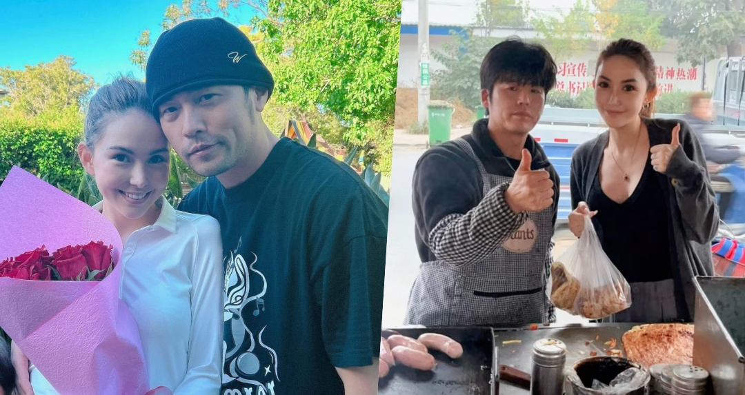 周杰倫賣灌餅「昆凌」來探班互動超甜！網笑稱：平價版的天王夫妻
