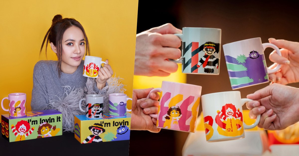 Jolin 也愛不釋手！麥當勞 40 週年馬克杯對杯「 抖陣一起」