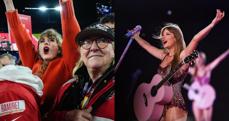 泰勒絲（Taylor Swift）幾乎每場球賽都會到場支持。（圖：IG）