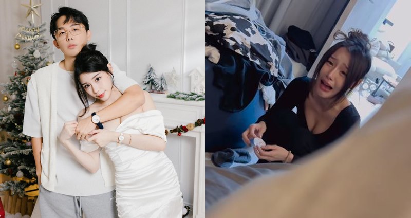 柔柔從酷炫口袋翻到保險套。(圖:IG)