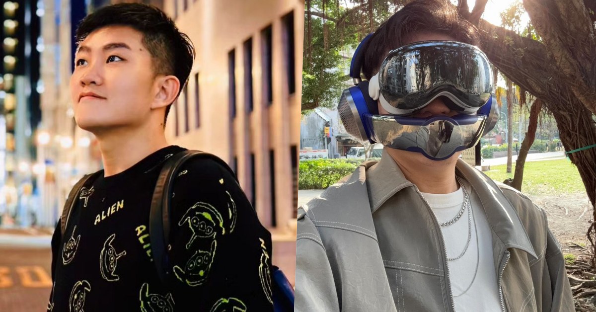 社恐人標配！Joeman 戴 1.3 公斤「賽博龐克全套」上街實測「Apple Vision Pro」意外發現一優點