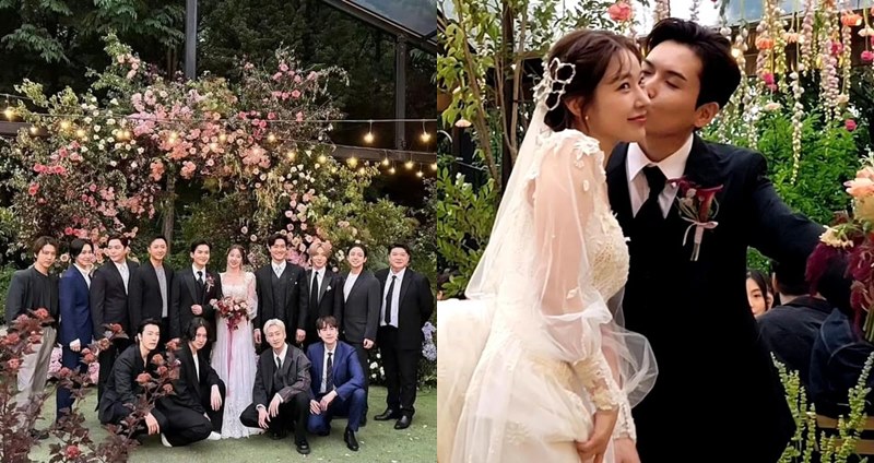 厲旭與交往4年女友Ari周末舉行婚禮。（圖：IG）