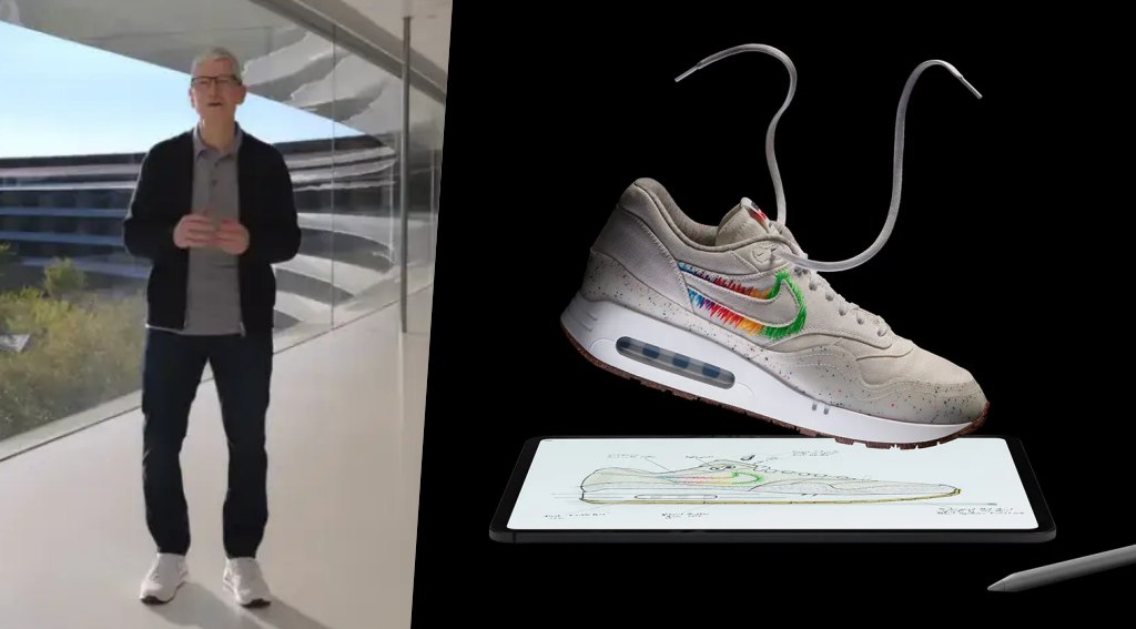 2024 蘋果發表會「One More Thing」竟是庫克腳上的 Nike Air Max 1 '86「Made On iPad」