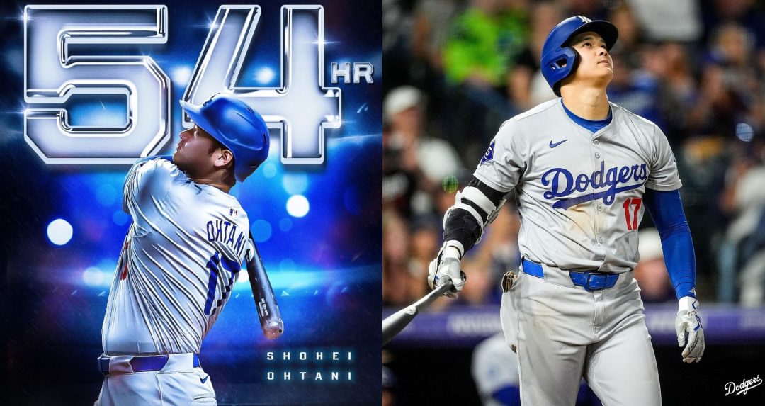 大谷翔平單場「54轟、57盜」超越朗神！道奇主帥有信心：剩餘比賽都排他先發幫圓夢！