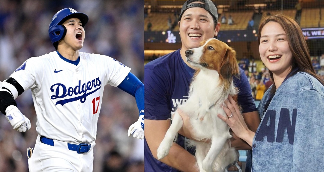 大谷翔平季後賽首轟出爐！愛妻真美子也到場應援，霸氣甩棒、興奮怒吼全場沸騰！