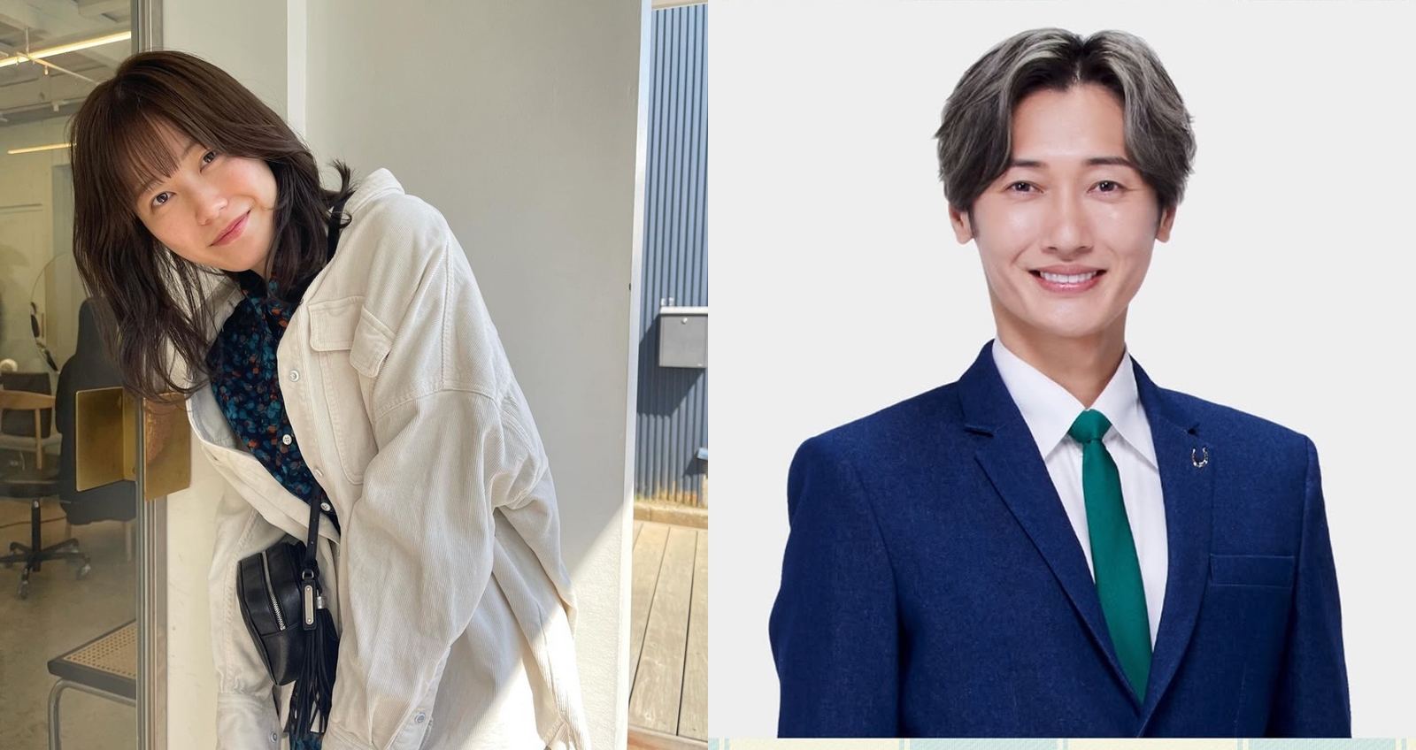 AKB48前人氣成員橫山由依宣布結婚喜訊，和大7歲的男星後上翔太結婚。