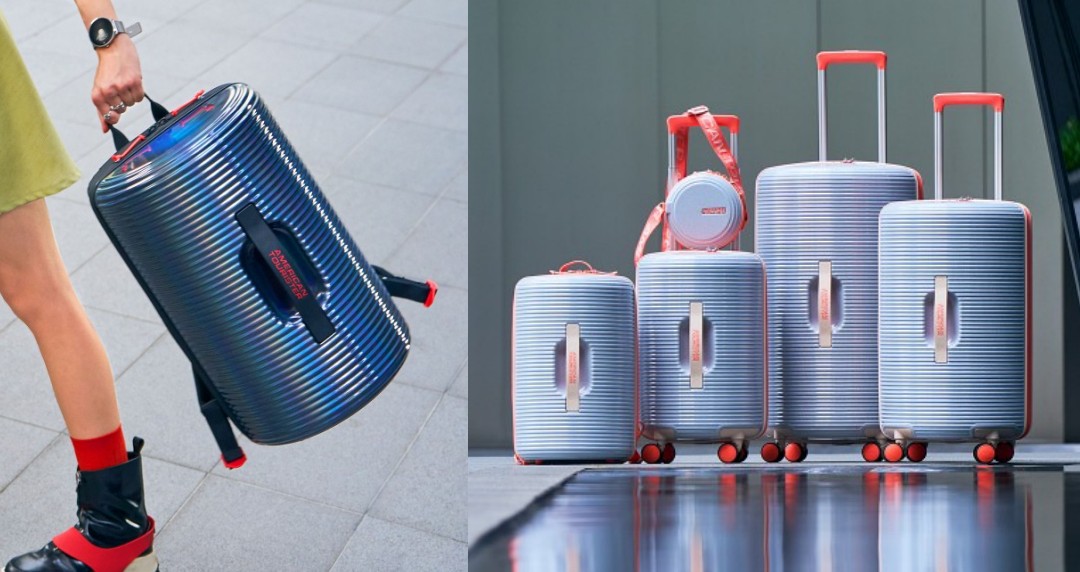 American Tourister「ROLLIO 圈圈箱」金屬炫光新色為旅行增添閃爆亮點