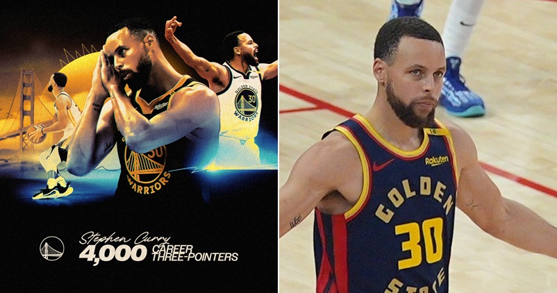 金州勇士當家星 Stephen Curry 再次創造歷史，成為 NBA 史上第一位累積 4000 顆三分球 的球員。這項紀錄誕生於 3 月 13 日對 Sacramento Kings 的比賽，Curry 在 第 3 節剩下 8 分 19 秒時，於右側外線投進本場比賽的第 3 記三分，正式達成前人未曾踏足的領域。