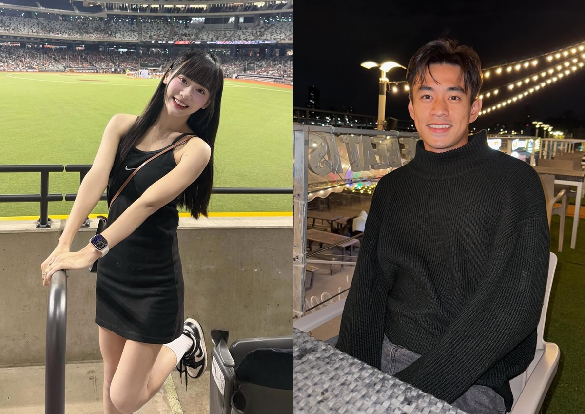 味全龍隊的「小龍女」昆娜被爆出與同隊球員張祐嘉熱戀中。（圖：IG）