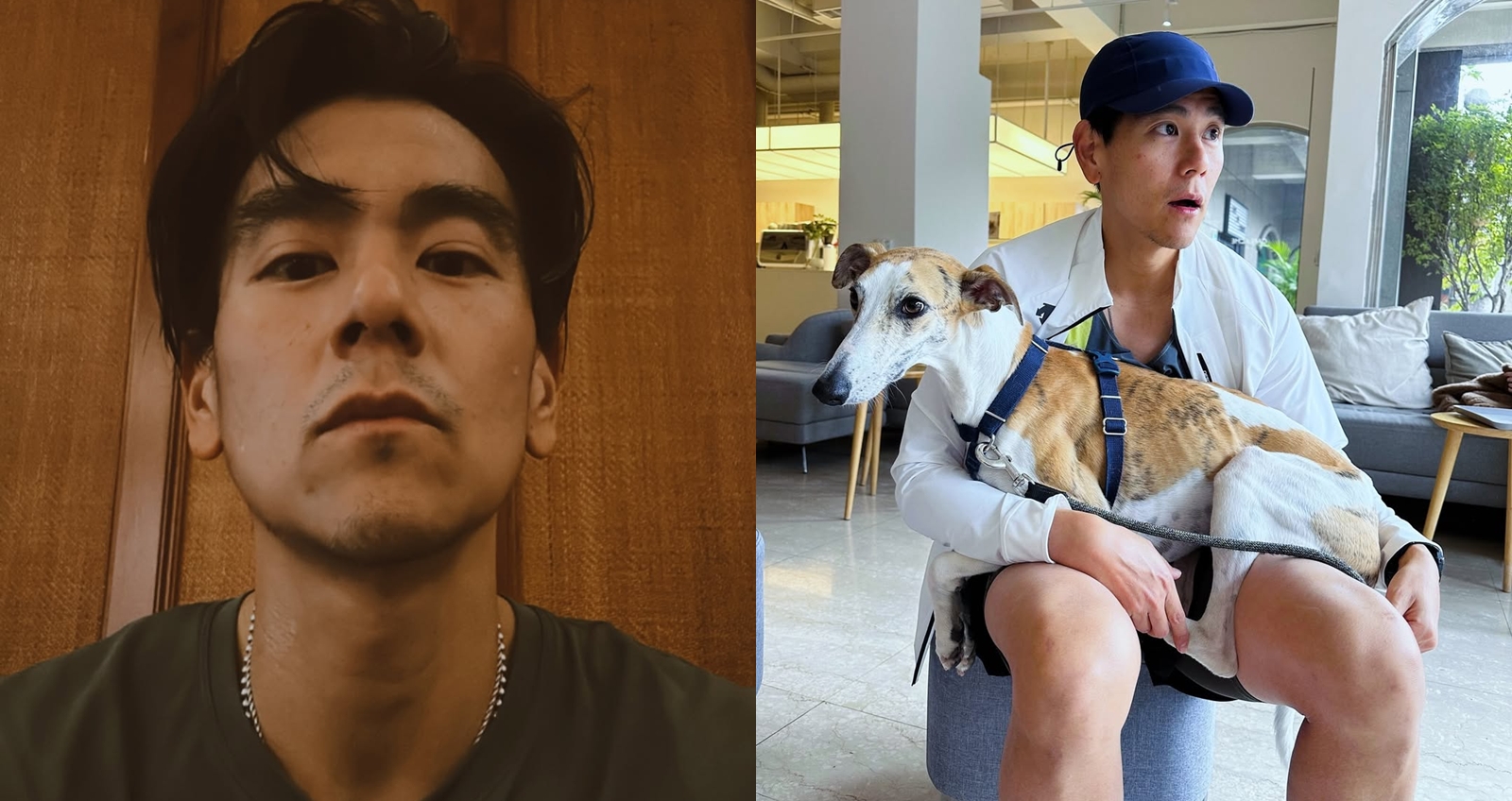 男神彭于晏傳出有新歡，兩人一同遛狗畫面全被拍下。（圖：IG）