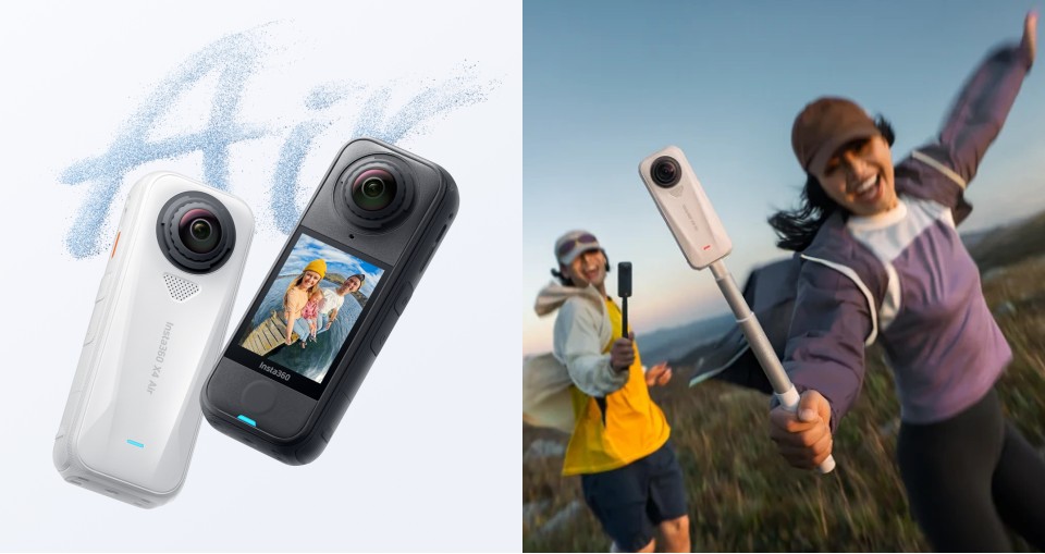 Air 世代來臨！Insta360 X4 Air 打造全景影像新體驗：8K全景畫質、AI剪輯、165克輕量設計