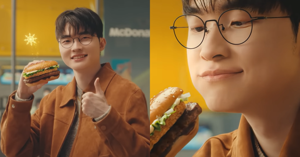 Faker 版本「巴拉巴巴巴」！李哥擔任麥當勞幸運漢堡代言人