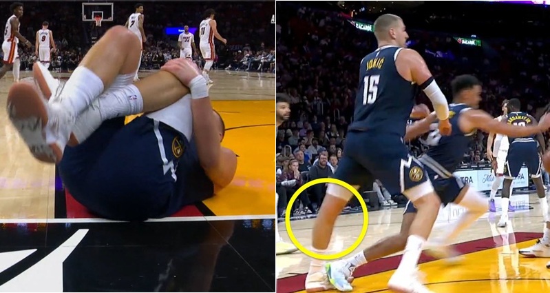 丹佛金塊隊的當家球星、三屆例行賽 MVP 得主 Nikola Jokic，在週一晚間客場對陣邁阿密熱火隊的比賽中，於上半場終了前意外受傷退場。儘管Jokic在上半場表現堪稱完美，但因這次突發傷勢缺席了整個下半場，金塊最終以 123：147 慘敗給熱火，而全丹佛目前正焦急地等待這位超級巨星的傷情檢查結果。