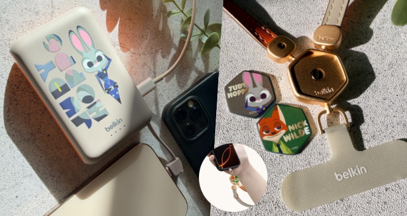 COOL開箱｜尼克朱蒂陪你充電！Belkin《動物方城市》最萌 3C 聯名配件一次收