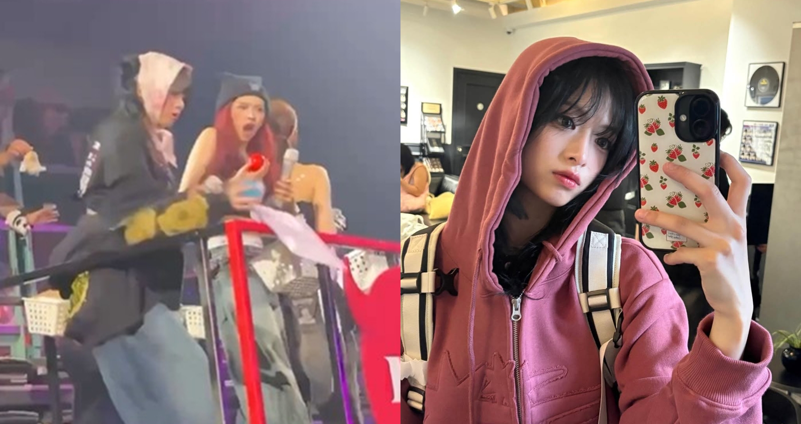 BABYMONSTER 本周在小巨蛋開唱，卻發生成員遭禮物砸到的爭議。（圖：IG）