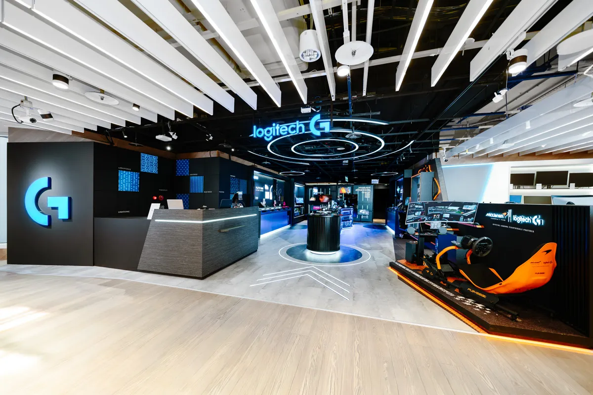 Logitech G 三創電競旗艦館隆重開幕，展現極致電競與賽車魂