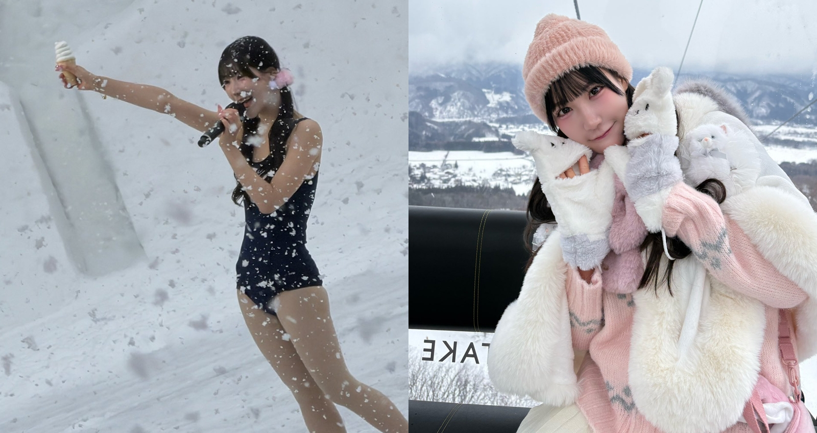 日本地下偶像女團「PLANCK STARS」最近受邀參加札幌雪祭。(圖:X)